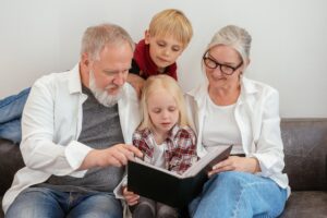 Grandparents do have legal rights to visit their grandchildren in cases of divorce and also when the parents never married.