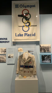 USA opening ceremony uniform at the Lake Placid Olympic Museum.