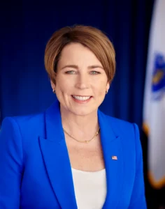 Governor Maura Healey is the first woman and first openly LGBTQ person elected Governor in Massachusetts history.Photo/Courtesy of www.mass.gov
