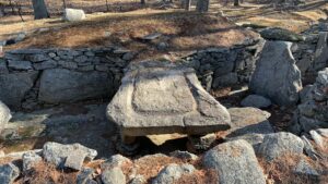 The Grooved Table was most likely used for ceremonial purposes.Photo/Sandi Barrett