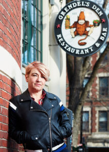 Kari Kuelzer, daughter of Grendel’s Den founders Herb and Sue Kuelzer, is now managing the Cambridge restaurant that has been part of Harvard Square for more than half a century.Photo/Submitted
