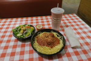 Pasta is another popular dish at Papa Gino’s, especially during its all-you-can eat specials, a bargain some people find hard to resist.
