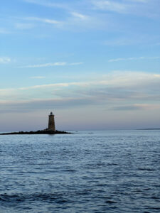 A sunset harbor cruise is a relaxing way to end a day in Portsmouth.Photo/Sandi Barrett 