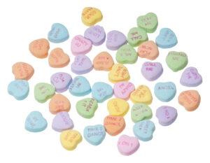 Necco’s Sweethearts Conversation Hearts are a favorite candy around Valentine’s Day.