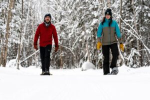 Waterville Valley has plenty of winter activities for non-skiers, including snowshoeing.Photo/Submitted
