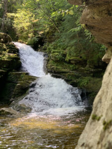 The Fletcher’s Cascade Trail is a popular hiking choice from the Waterville Valley Resort.Photo/Sandi Barrett
