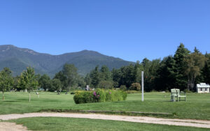 Waterville Valley has a nine-hole, executive-style golf course to enjoy in the warm weather.Photo/Sandi Barrett
