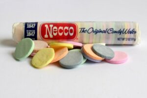 Boston’s New England Confectionery Company introduced Necco Wafers in 1847.