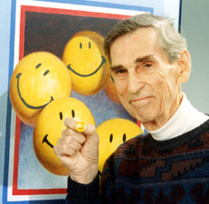 Worcester artist Harvey Ball created the smiley face icon in 1963 as a morale booster for an insurance company’s employees.