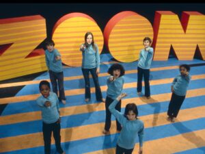 The popular 1970s children’s television show “Zoom” was created almost entirely by kids at WBGH’s studios in Boston.Photo/courtesy of WGBH archives

