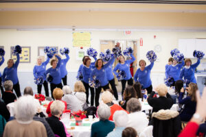 The Lynnfield Pomtastics squad performed at last year’s senior center Christmas show.Photo/Submitted