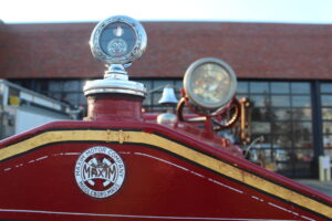 The hood ornament of the Maxim. (Photo/Laura Hayes)