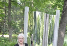Natick sculptor and garden designer finds inspiration in nature Natick artist Karin Stanley combines her passions for both sculpture and garden design. Photo/Deborah Burke Henderson