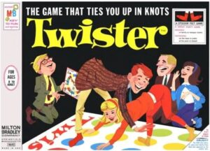 When Milton Bradley, the Springfield-based game company introduced Twister in 1966, it was deemed too risqué and Sears department stores refused to sell it.