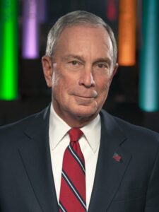 Billionaire, politician, and philanthropist Michael Bloomberg grew up in Medford.