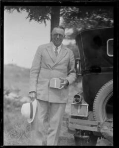 Wealthy car enthusiast Frederick Tudor of Brookline was issued Massachusetts license plate “1” in 1903, and his descendants still have it.