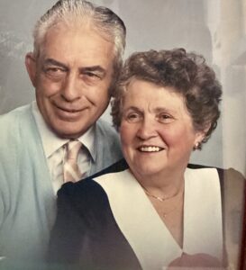 Bunny and Fred Perron, Westborough's oldest resident and her husband, in their later years.