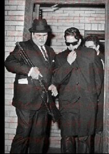 Robert "The Bear" Fawcett, Boston police detective, in vintage photograph with colleagues