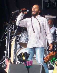 Ziggy Marley performing live onstage at Guilfest, The Chicken Box nightclub.