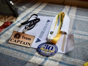 Southborough’s Sally Watters has been volunteering with the Boston Marathon for over 30 years.