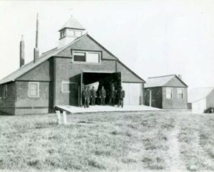 Station No. 40 of the U.S. Coast Guard sent out a boat that rescued the passengers and crew of the tugboat and barges that were attacked by a German submarine off Orleans during World War I.