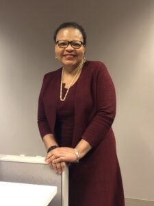 Author Lorraine Smith is now at work on her second novel, which is set in Boston and Cambridge.