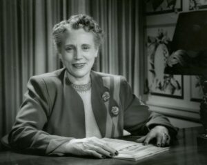 Janette Kelley, the Betty Crocker spokesperson and director of the General Mills’ Test Kitchen and Home Services Department, lived in Norwell for many years.Photo/Courtesy of General Mills
