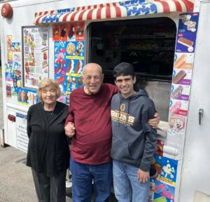 Allan Ganz worked as an ice cream man in Peabody for 67 years, earning himself a place in the Guiness World Records for being the man with the longest career as an ice-cream distributor.