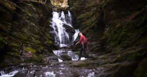 The Cascades Trail in North Adams is a popular and easy hike with a big reward at the waterfall.Photo/courtesy of 1 Berkshire 