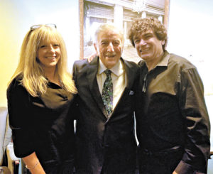 Cha-Chi Loprete and his wife, Stephanie Loprete at the Hanover Theater in Worcester with Tony Bennett