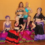 Silver Moon Gypsies: (front, l to r) Anna Connors, 62, Shrewsbury; Norma Guimentaro, 83, Shrewsbury; Kathy Hebert, 64, Worcester; Alida Kruman, 77, Southborough; (back, l to r) Gypsy Phillips, 77, Northborough; and Elaine Savoy, 72, Millbury. Photo/submitted 