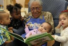 Both seniors and children benefit from the Foster Grandparents Program