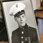 A 1942 photograph of Bob Rochette when he served in the Marine Corps. 