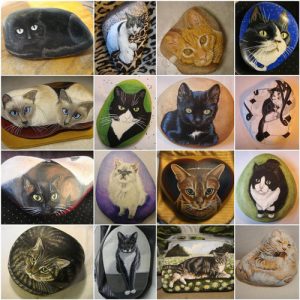 Pet portraits and memory rocks