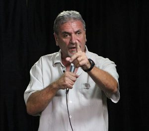 Jerry Caruso performs stand-up comedy. Photos/submitted