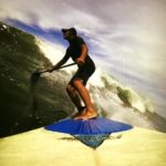 Flutie enjoys his latest hobby, surfing. Photo/submitted