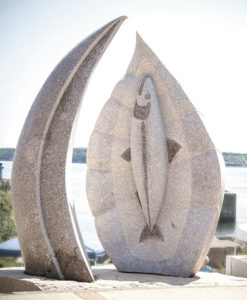 The Maine Sculpture Trail has 34 outdoor arts works located along 273 miles of coastline. 